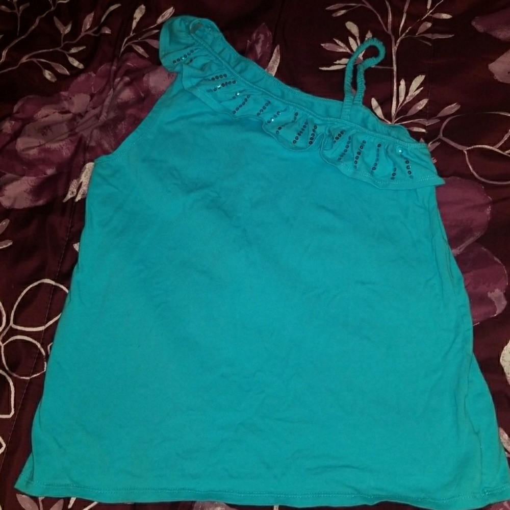 Sky blue tank top style shirt